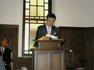 3年次修了者卒業式の様子