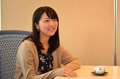 インタビューの様子