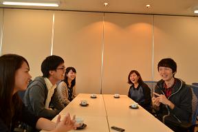 インタビューの様子